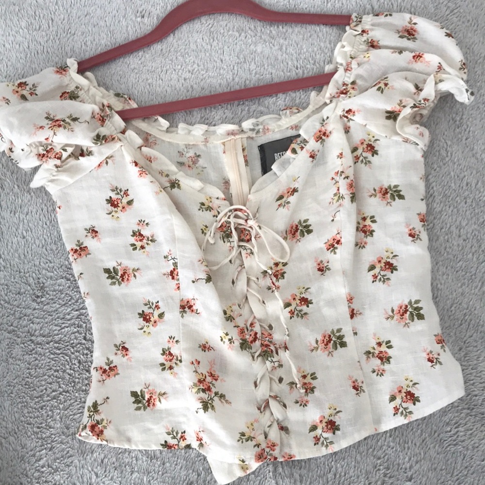 Reformation floral top